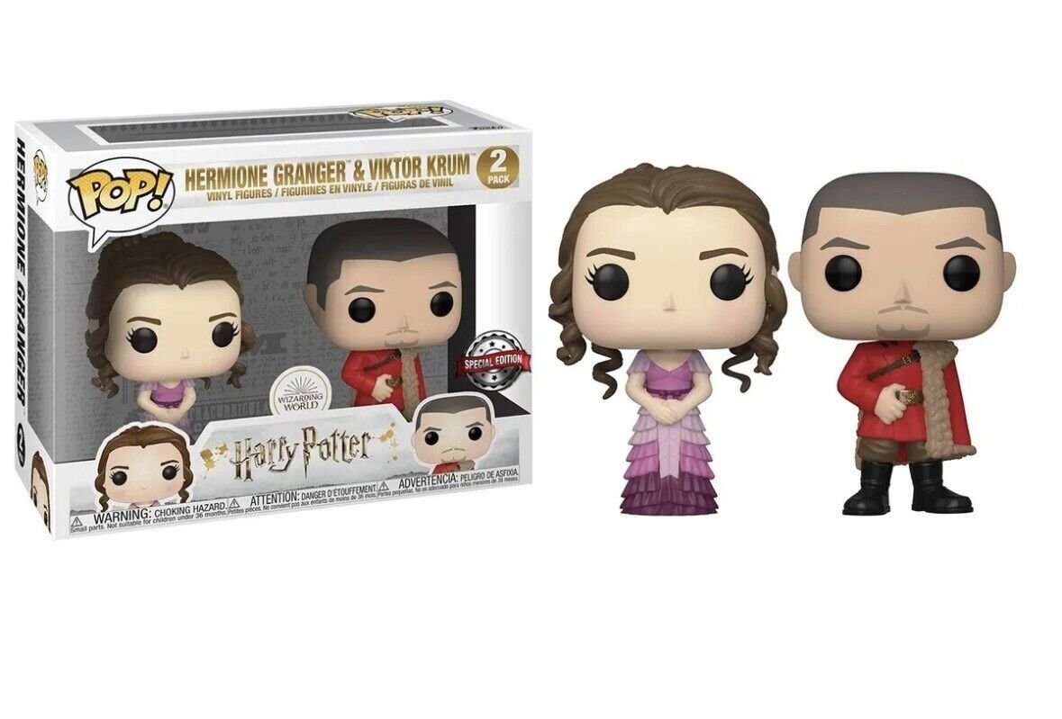 Pop harry potter 2 pack hermione krum