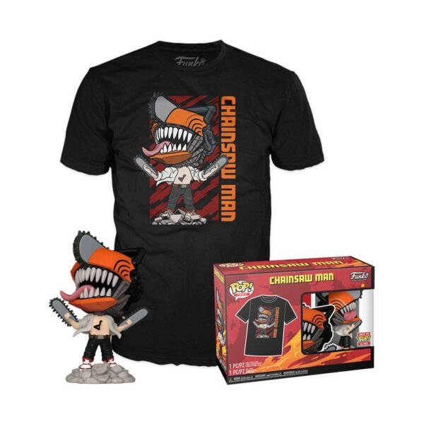 Funko Chainsaw Man POP! & Tee Box Chainsaw Man Leaping Size XL