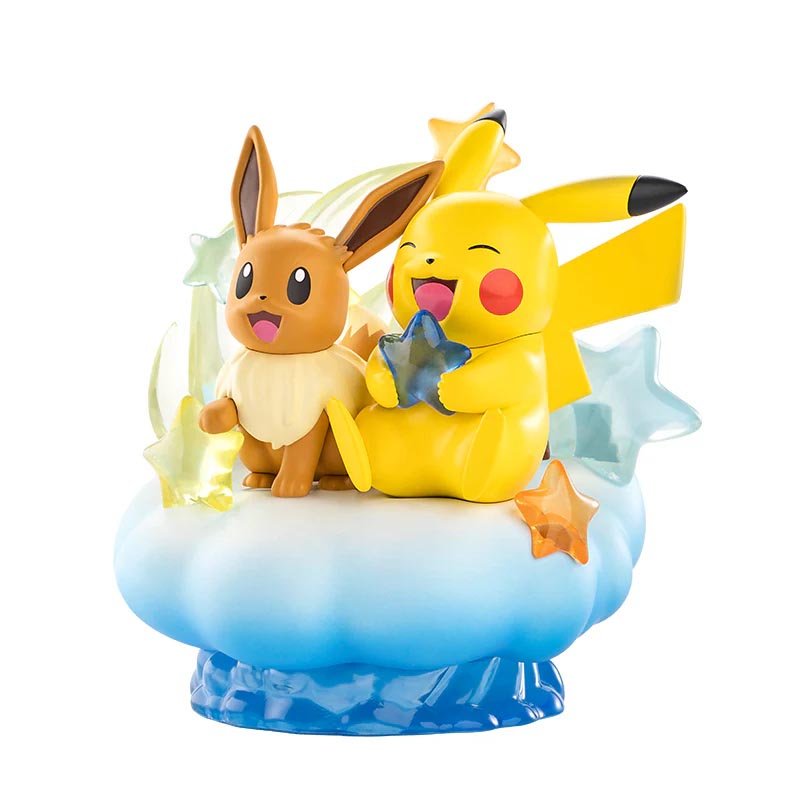 Pokemon Funism Prime Figure Evoli And Pikachu Nebula 20cm – Image 3