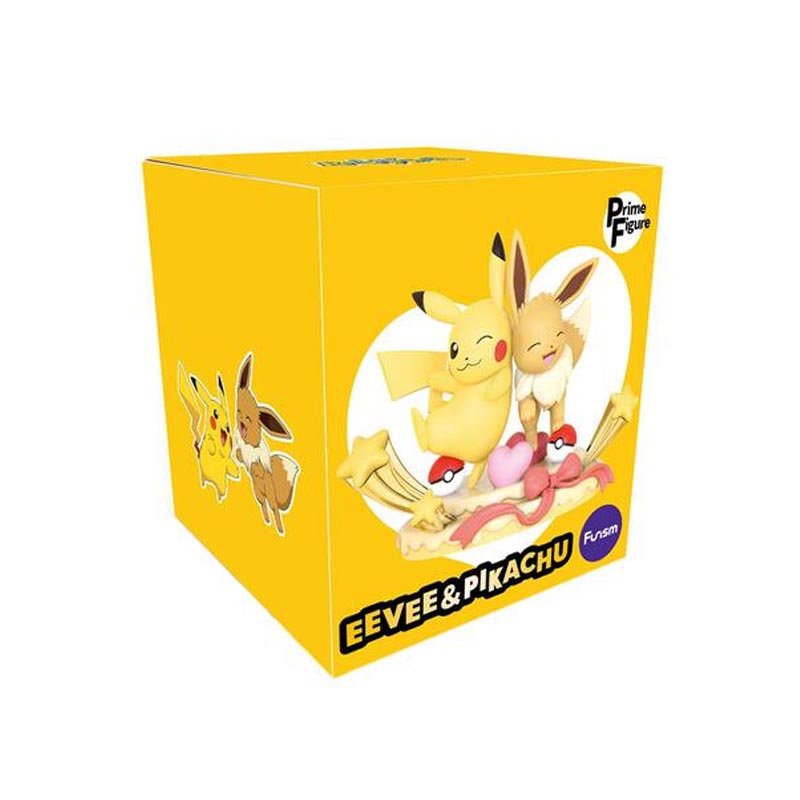 Pokemon Funism Prime Figure Evoli And Pikachu Party 20cm – Image 2