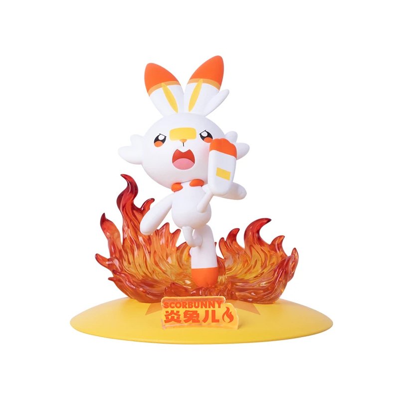 Pokemon Funism Prime Figure Mini Scorbunny Flambino 10cm – Image 3