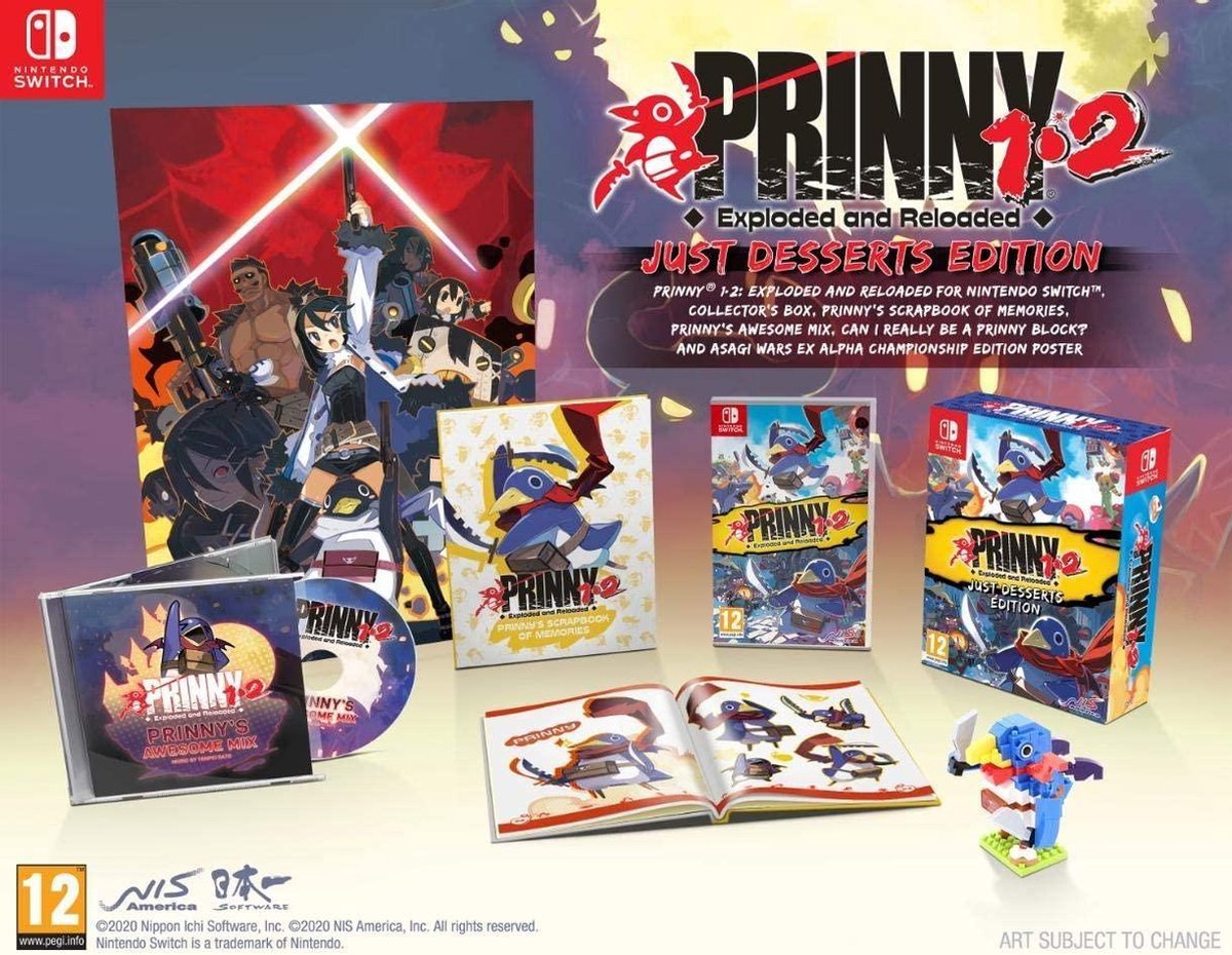 Prinny 1 2 Exploded and reloaded Just Desserts Edition