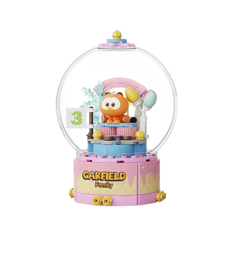 Garfield Crystal Ball Series Pantasy Garfield Birthday Cake 13cm – Image 2