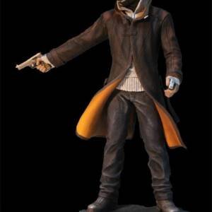 Figurine 'Watch Dogs' - Aiden Pearce + livre