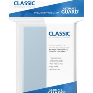 Ultimate Guard Classic Soft 100 Sleeves Standard Size Transparent