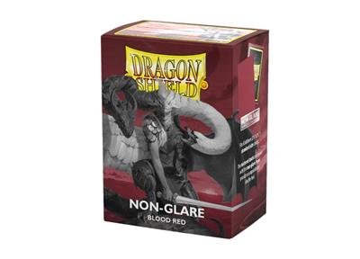 100 Dragon Shield Matte Non-Glare : Red