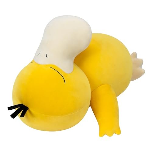Pokémon PKW3675 Psyduck Sleeping Plush – 45,7 cm Premium Plush in Sleeping Pose