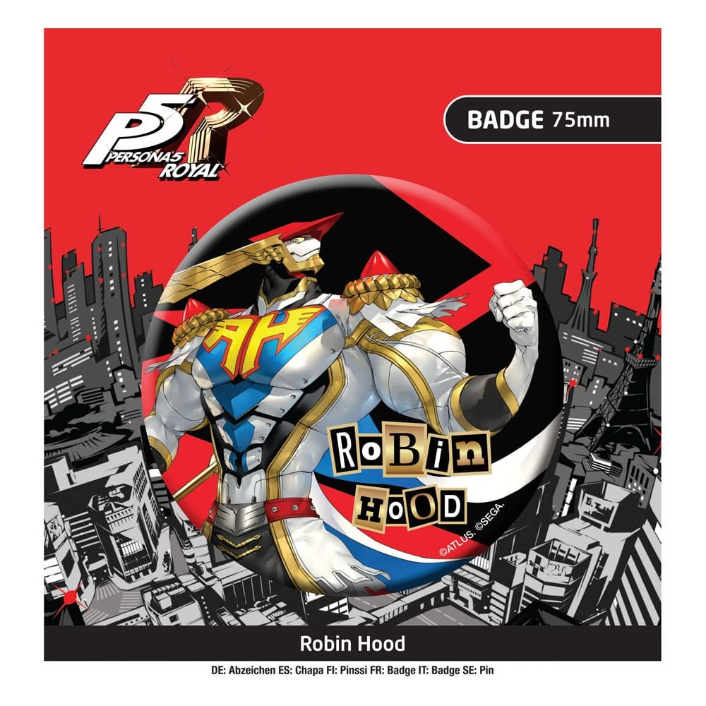 POPbuddies Persona 5 Royal Pin Badge Robin Hood