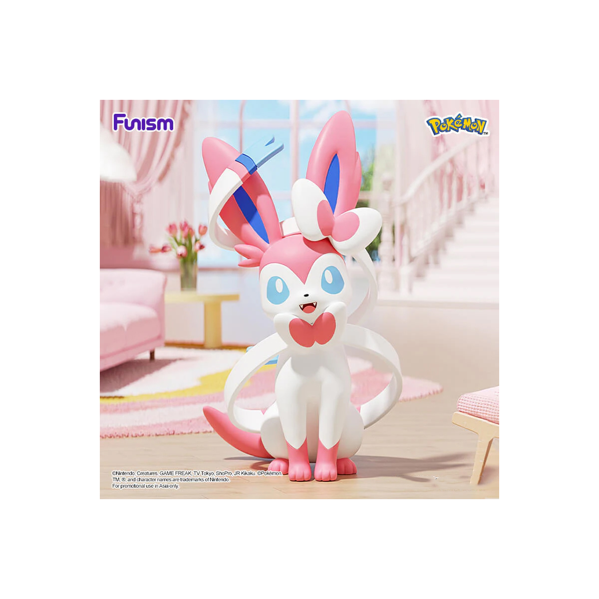 Funism Pokemon - Prime Figure Life Size Sylveon Nymphali 45cm