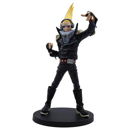 Banpresto My Hero Academia - Present Mic - Figurine Age of Heroes 18cm, Noir