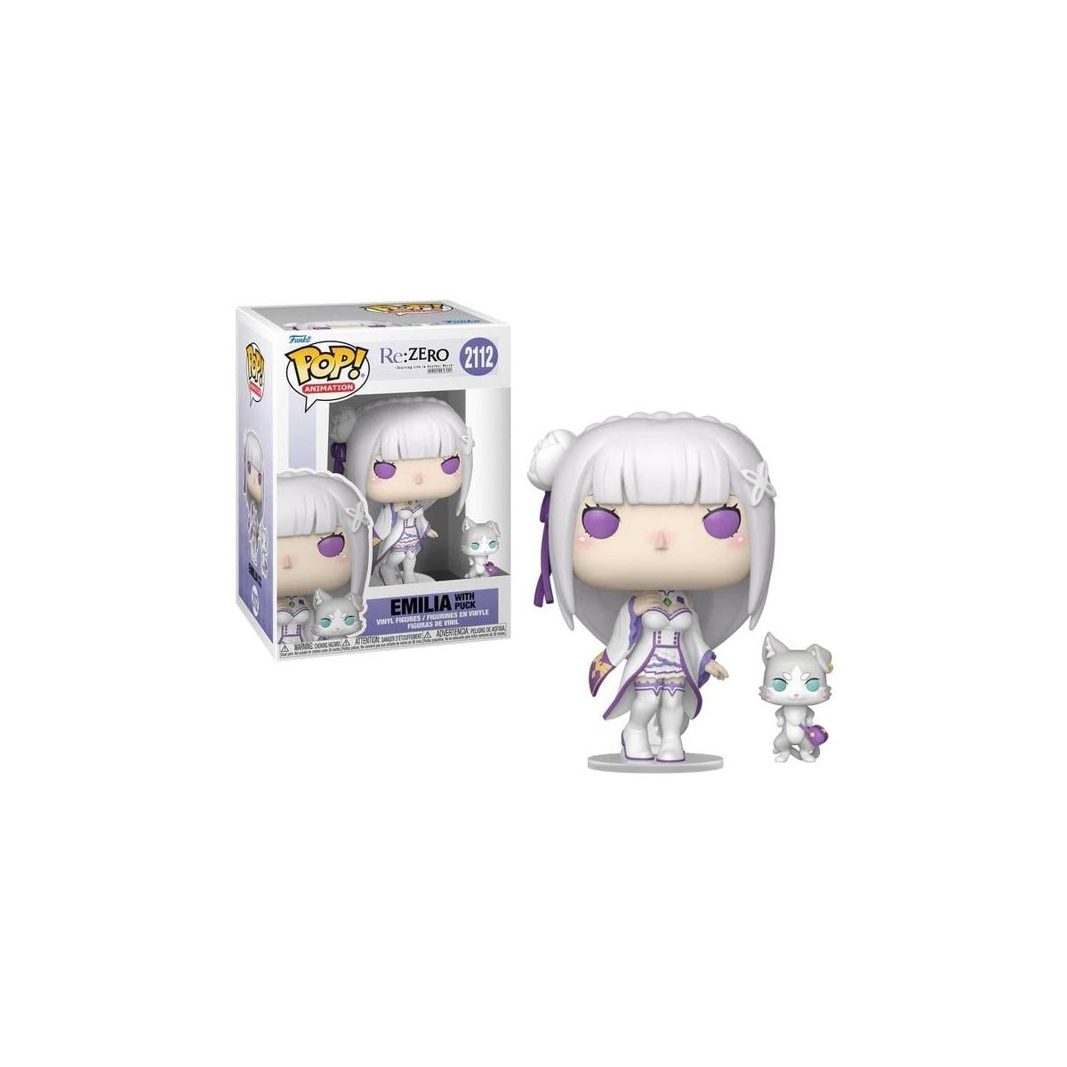 Funko Re:ZERO - Emilia & Puck Pop! Vinyl