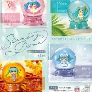 Hatsune Miku assortiment boules de neige Scenery Domes /Piece