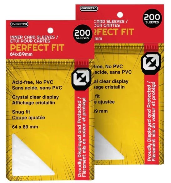 EVORETRO - Sleeves Suitable For Pokemon / Lorcana / MTG Cards