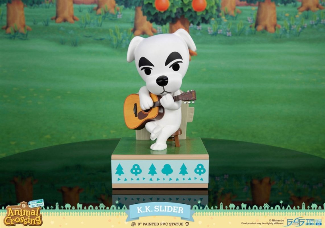 First 4 Figures Animal Crossing: New Horizons PVC Statue K.K. Slider 22 Cm