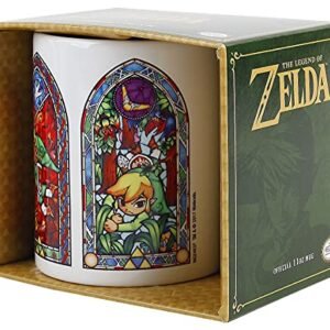 Pyramid International The Legend of Zelda Vitraux Link Mug, Céramique, Multicolore, 315 ml/11 oz