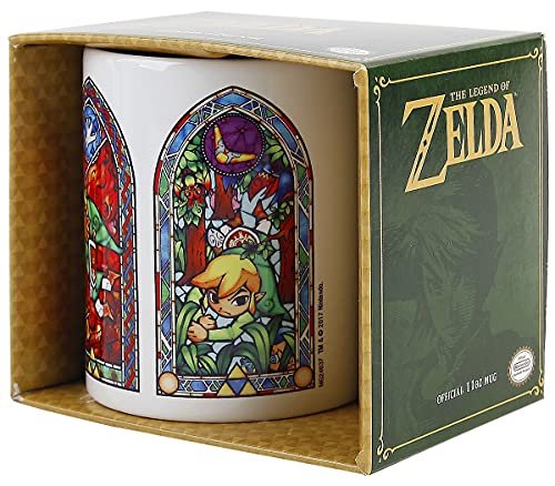Pyramid International The Legend of Zelda Vitraux Link Mug, Céramique, Multicolore, 315 ml/11 oz