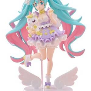 Hatsune Miku statuette PVC Tenitol Hatsune Miku Yumekawa Princess Lavender Ver. 21 cm