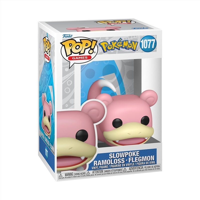 Funko Pop! Games Pokemon Vinyl Figure Slowpoke #1077