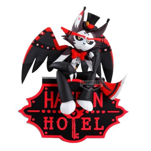 Banpresto Figurine d'action Husk Hazbin Hotel, Moniteur Top (Ver.A) 15 cm, BP29703P Multicolore, Figurine à Collectionner, idéale pour Les Fans d'Anime