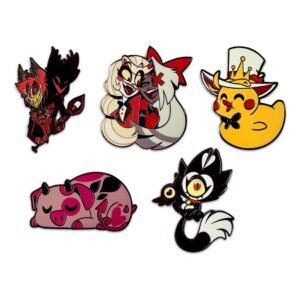 Hazbin Hotel Enamel Pins Set 5 Cm (6)