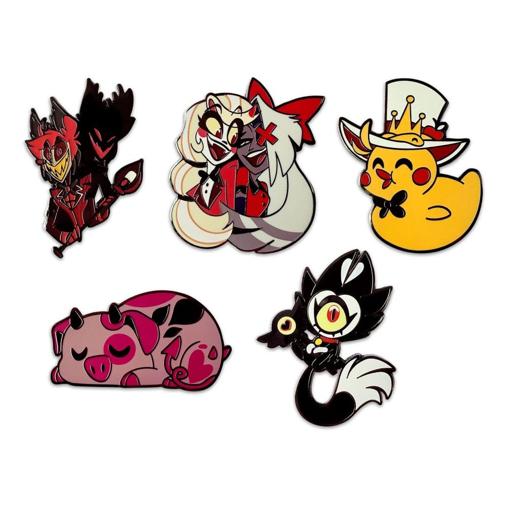 Hazbin Hotel Enamel Pins Set 5 Cm (6)