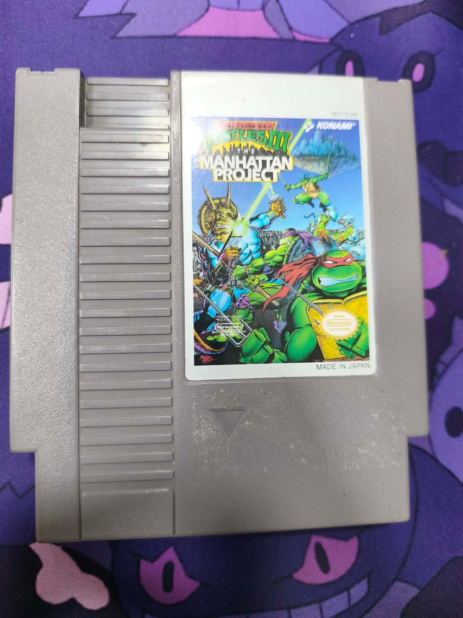 Teenage mutant ninja turtles 3 The Manhattan Project NES