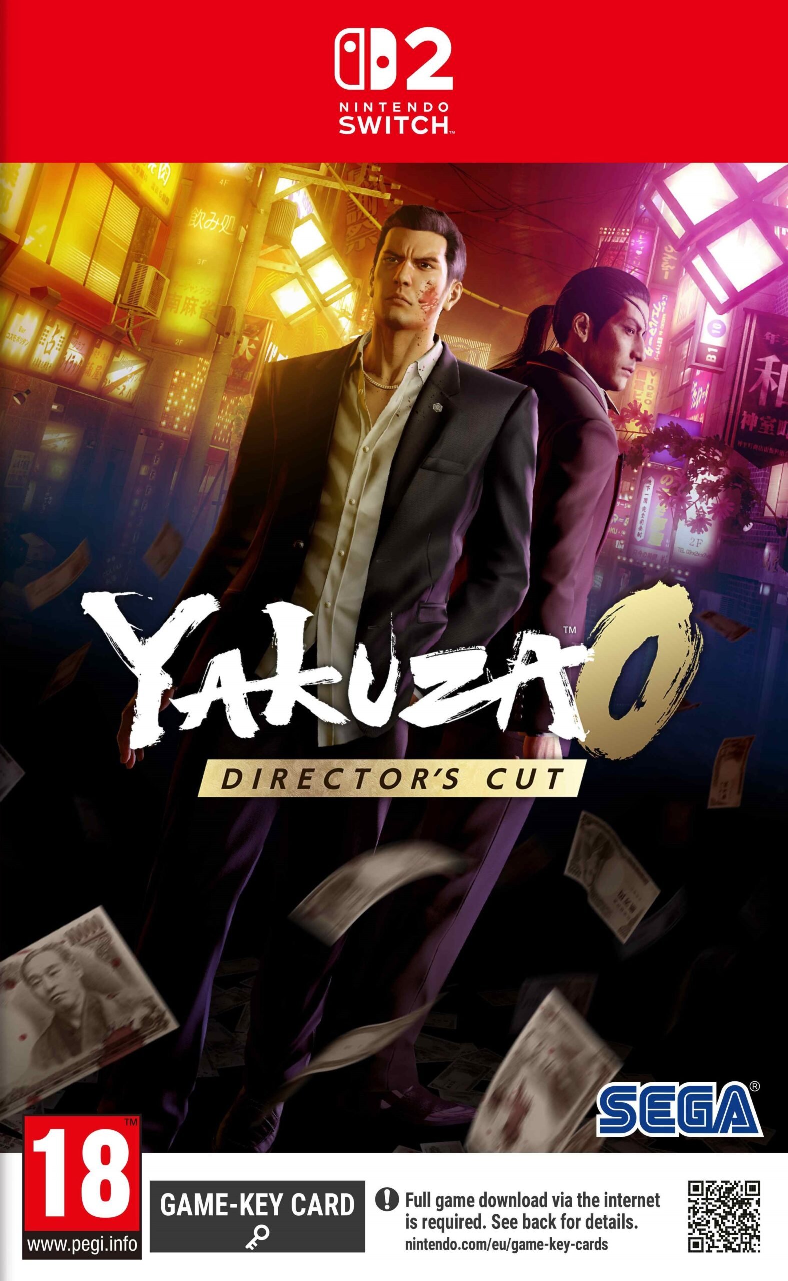Sega Yakuza 0 Director's Cut - Game-key Card - Version Nintendo Switch 2