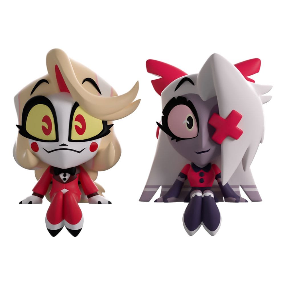 Youtooz Hazbin Hotel Vinyl Figures Charlie & Vaggie Monitor Buddiez