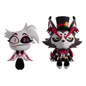 Youtooz Hazbin Hotel Vinyl Figures Angel Dust & Husk Monitor Buddiez