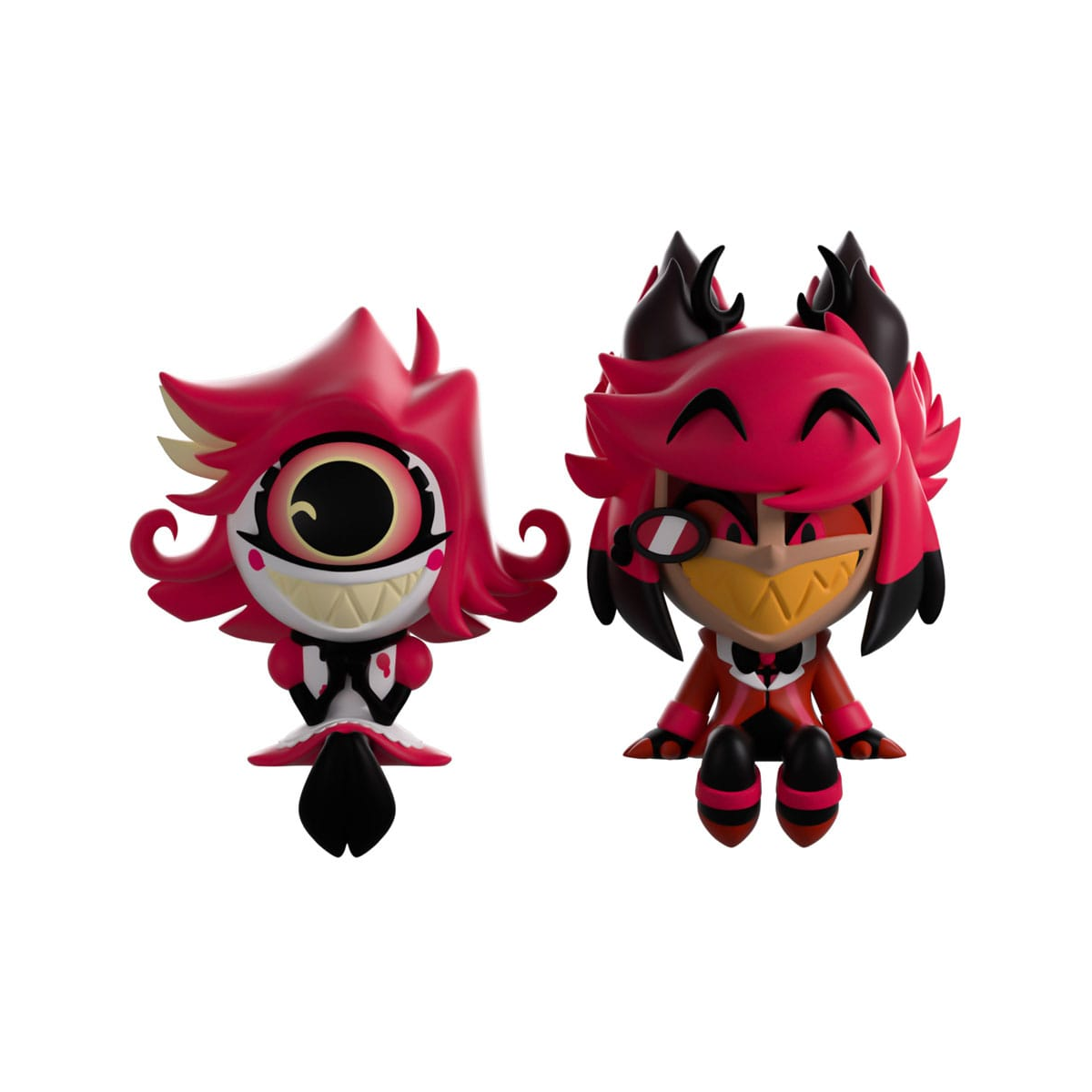 Youtooz Hazbin Hotel Vinyl Figures Alastor & Niffty Monitor Buddiez