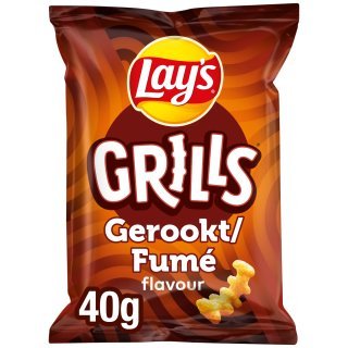 Lay's Grills Smoked 4x 40 Gr