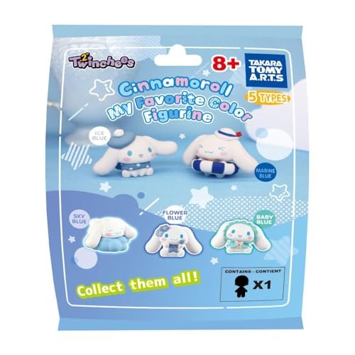 Sanrio Twinchees Mini Figurines Cinamoroll My Favourite Colour Écran de 5 cm (24)
