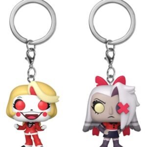 Hazbin Hotel pack 2 porte-clés POP! Vinyl Charlie & Vaggie 4 cm