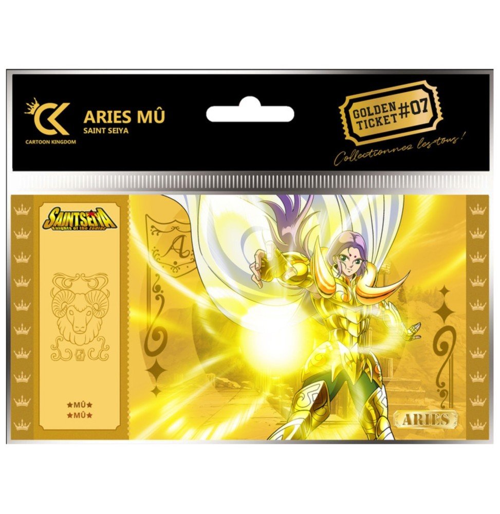 Cartoon Kingdom Golden Ticket Saint Seiya - Mu