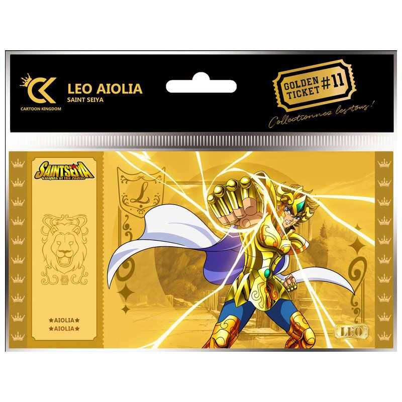 Cartoon Kingdom Golden Ticket Saint Seiya - Aiolia