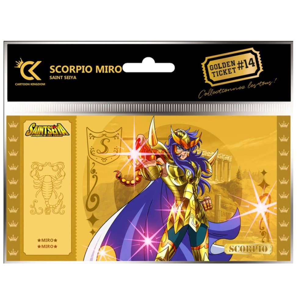 Cartoon Kingdom Golden Ticket Saint Seiya - Miro
