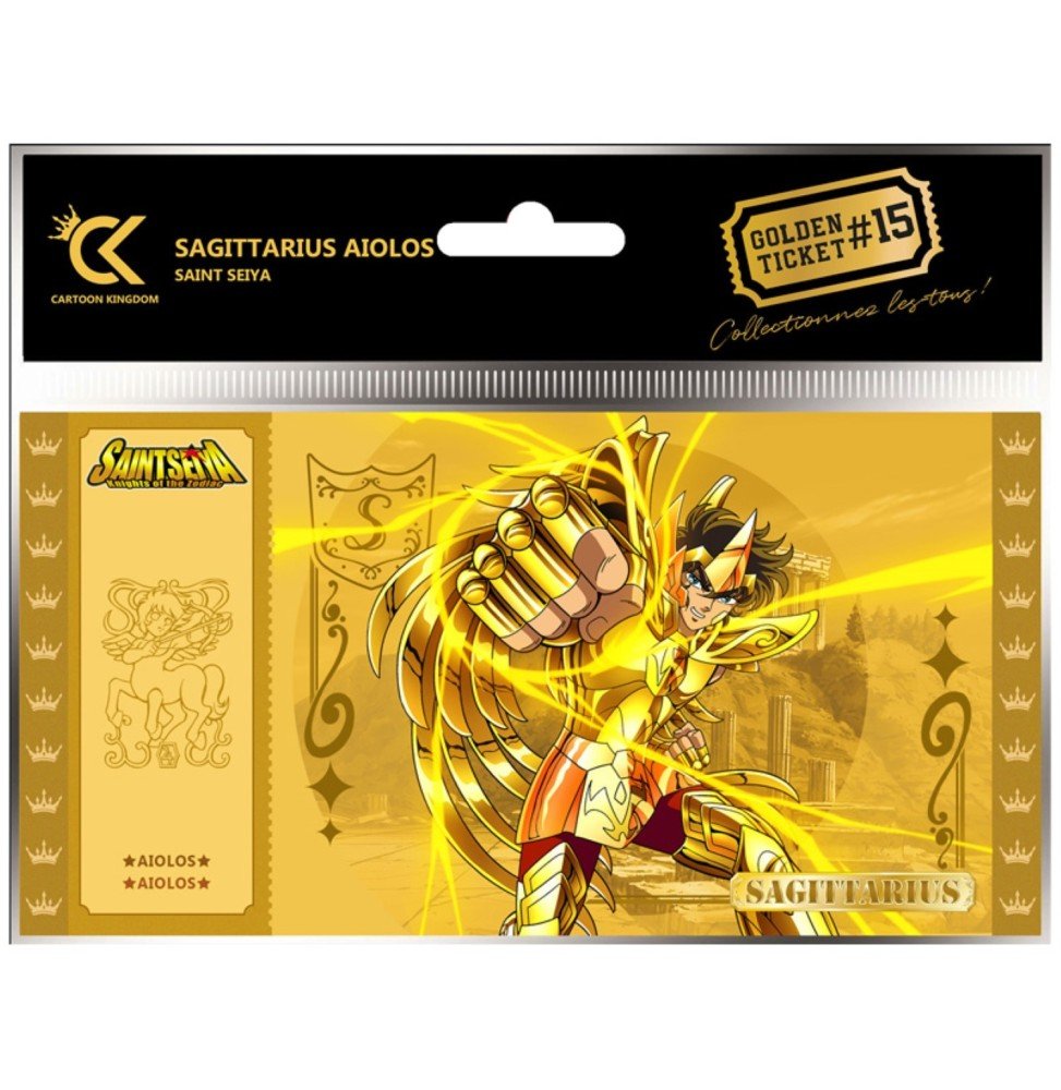 Cartoon Kingdom Golden Ticket Saint Seiya - Aiolos