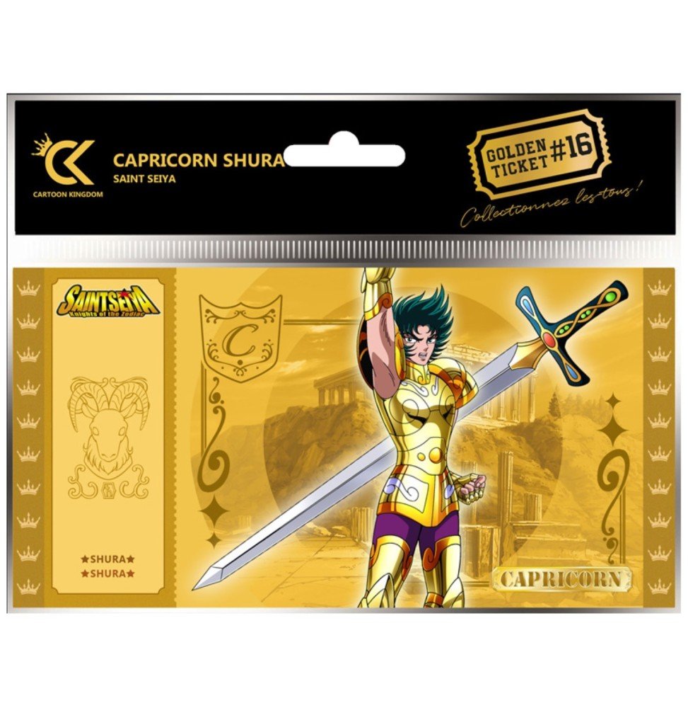 Cartoon Kingdom Golden Ticket Saint Seiya - Shura