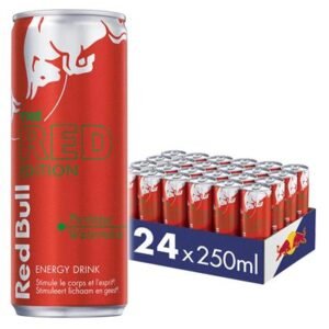 Red Bull Energy Red Watermelon Cans 24x25cl