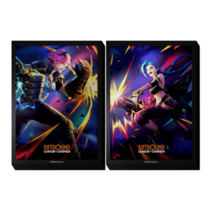 Riftbound Vendetta Art Sleeves — Vi Vs Jinx