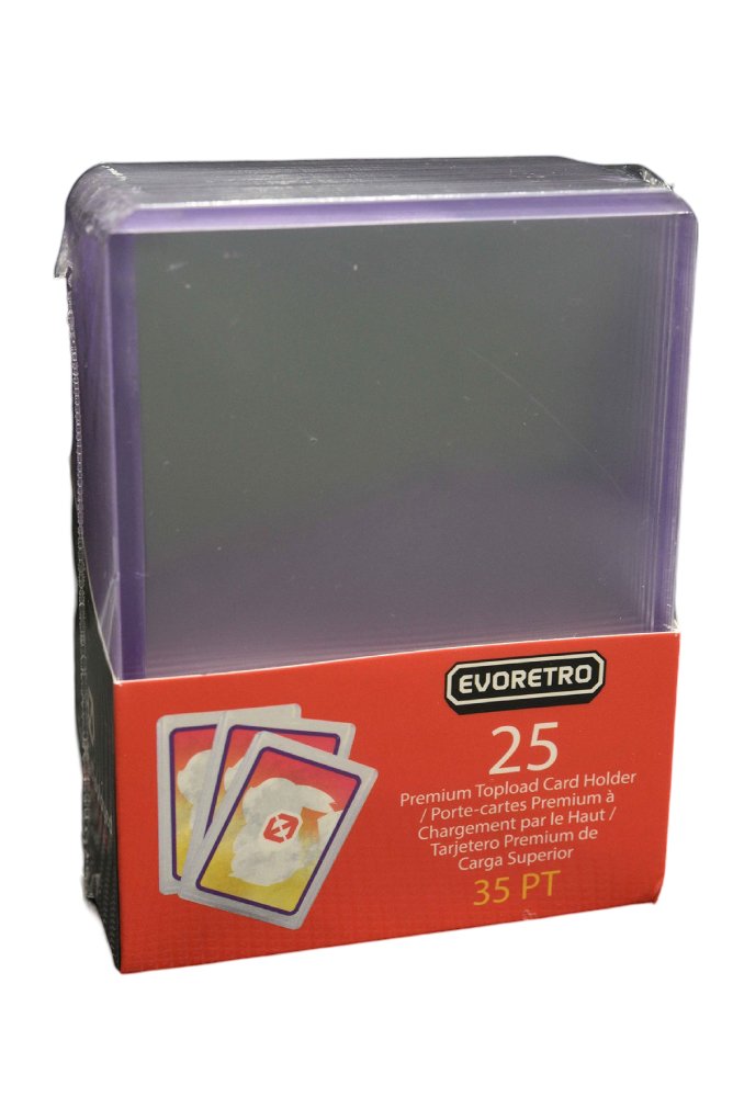 Evoretro Pack 25 Premium Topload Card Holder