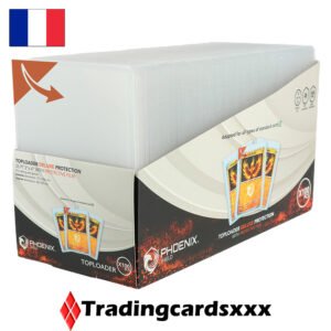 Phoenix Shield 100 Protèges Cartes Rigides : Deluxe Toploader
