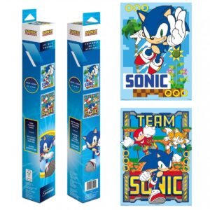 Sonic The Hedgehog Poster 2 Set 52 X 38 Cms