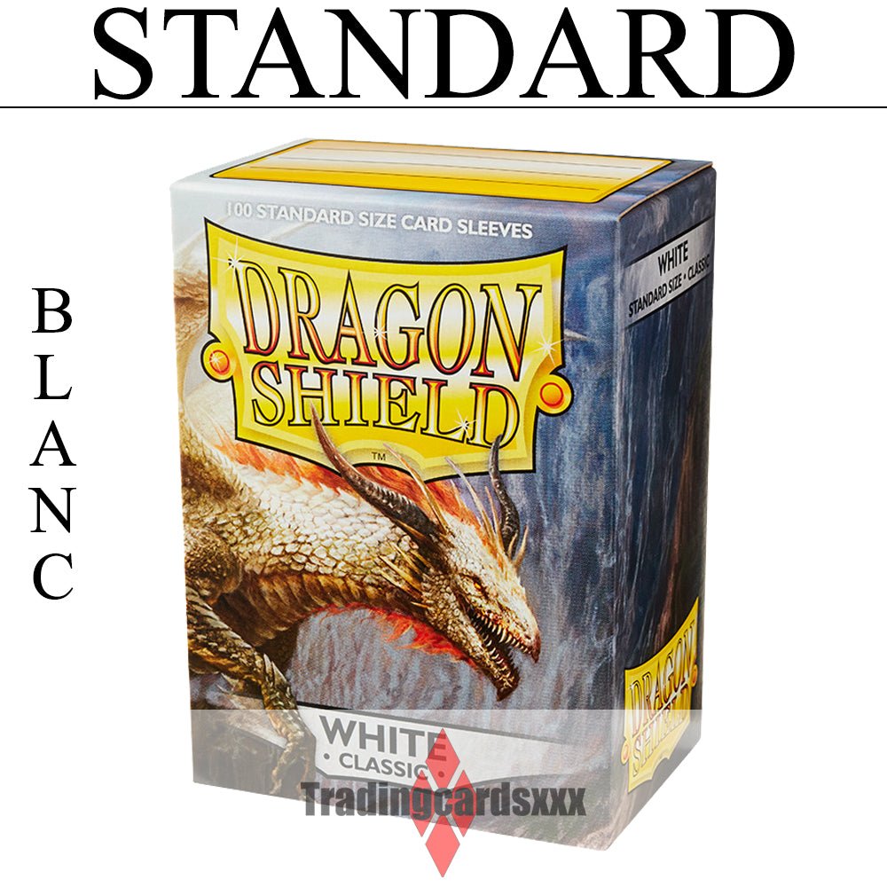 Dragon Shield White - Classic Sleeves - Standard Size