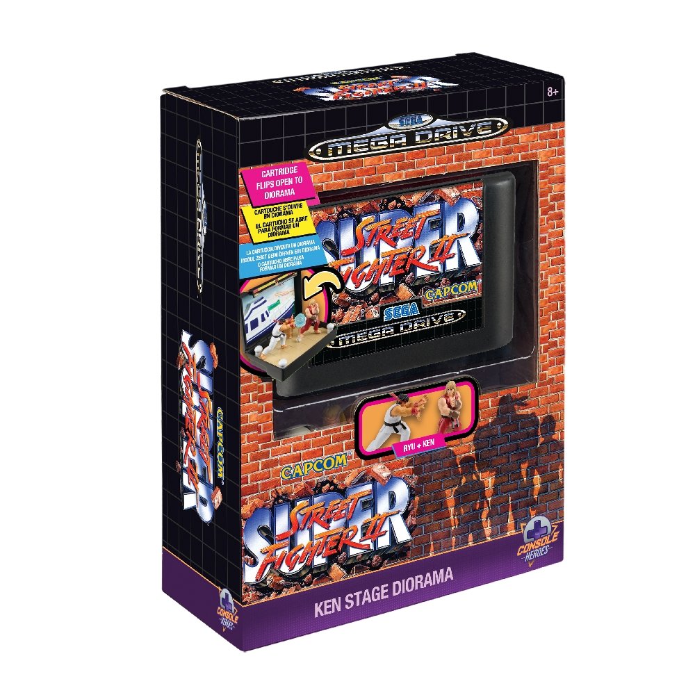 Console Heroes Street Fighter Mega Drive Diorama