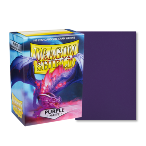 Dragon Shield Card Sleeves - Standard 100ct - Matte - Purple