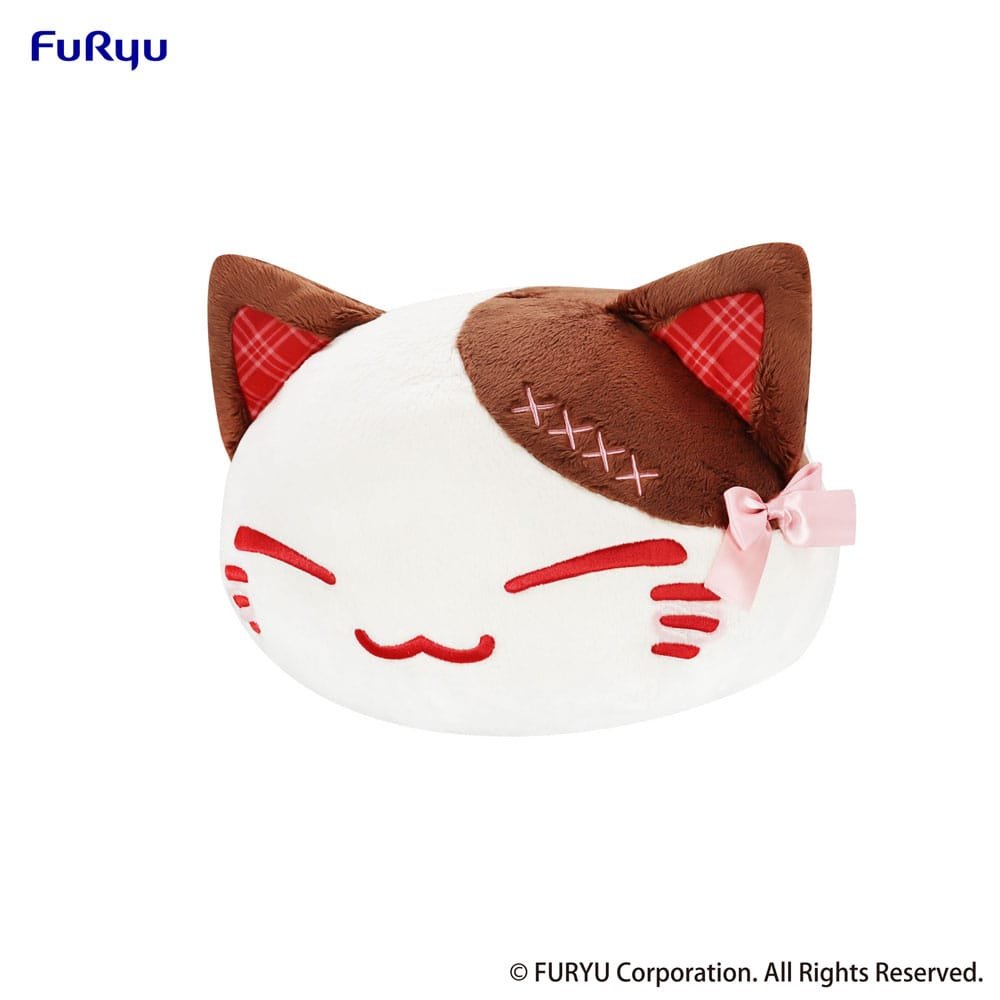 Nemuneko Cat Sweet Big Plush Figure Brown 35 Cm