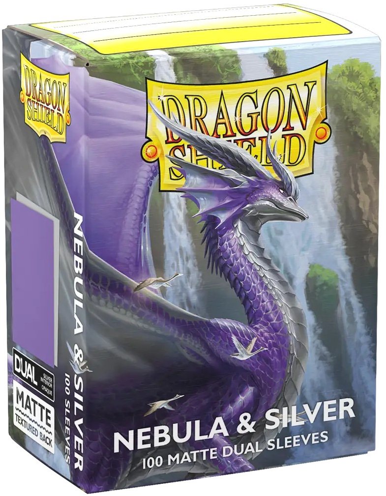 Dragon Shield Nebula & Silver Dual Matte Standard Sleeves