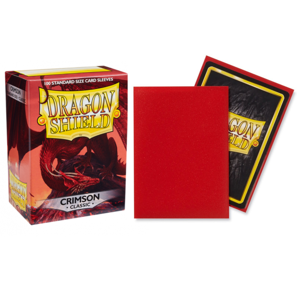 Dragon Shield Crimson - Classic Sleeves - Standard Size