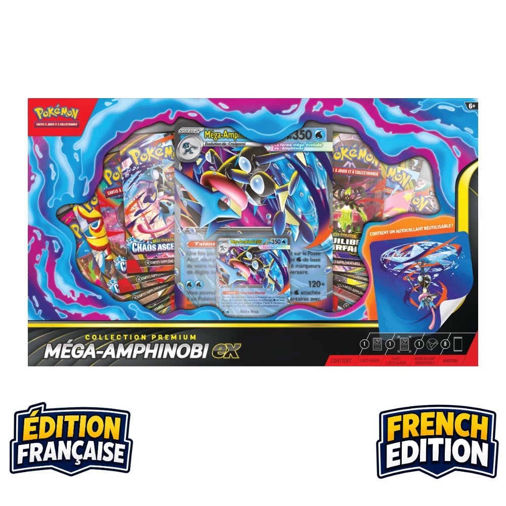 Pokémon Trading cards Coffret Collection Premium Méga-Amphinobi Ex (FR)